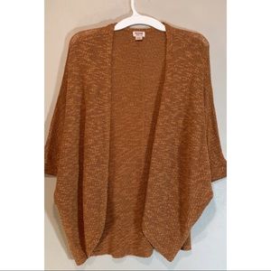 Xhilaration Orange Cardigan Small